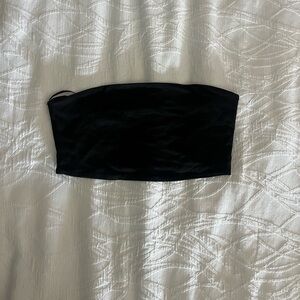 2 size small black tube top